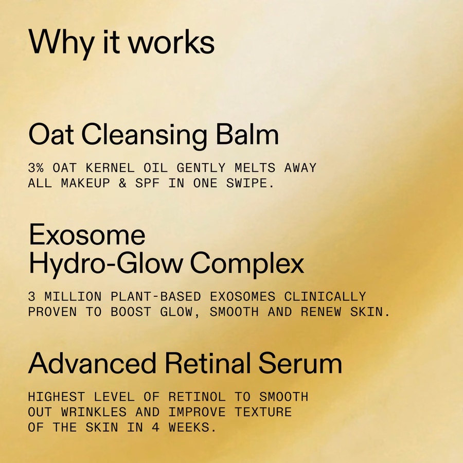 Retinal Anti Aging Skincare Routine | 4-Step Age Defense Set | INKEY List
