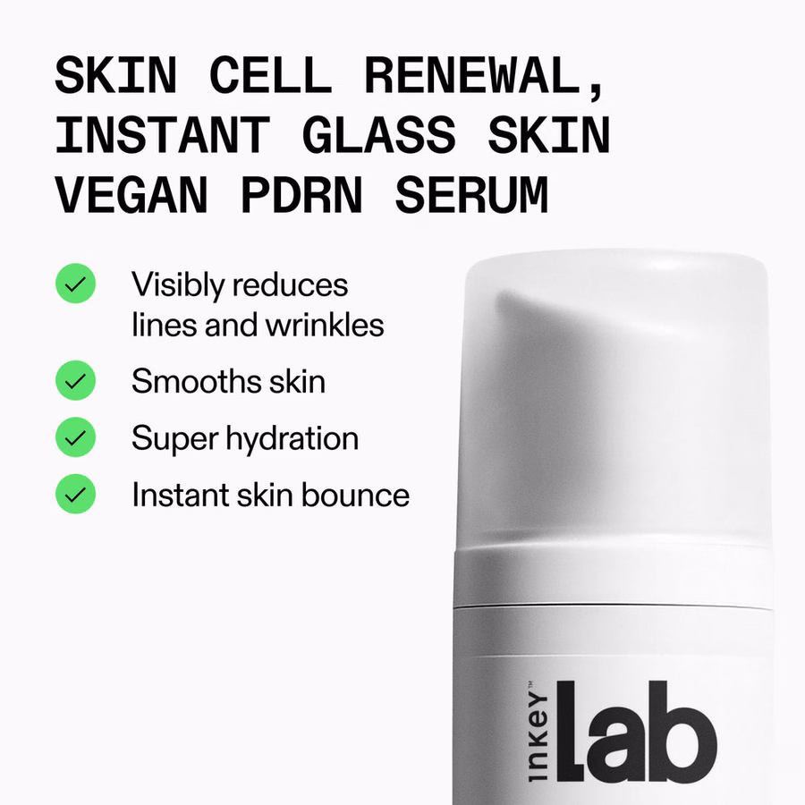 PDRN Serum | 20,000 PPM Vegan PDRN for Glass Skin | $18 | INKEY USA