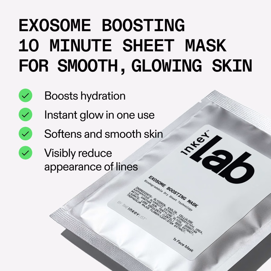 Exosome Glass Skin Mask for Instant Glow | Dry Sheet Mask | The INKEY List UK