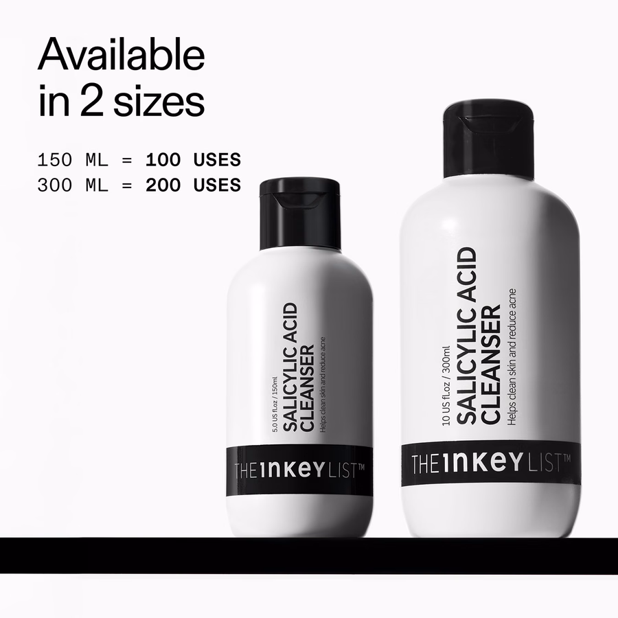 The INKEY List USA Salicylic Acid Cleanser & Face Wash Duo