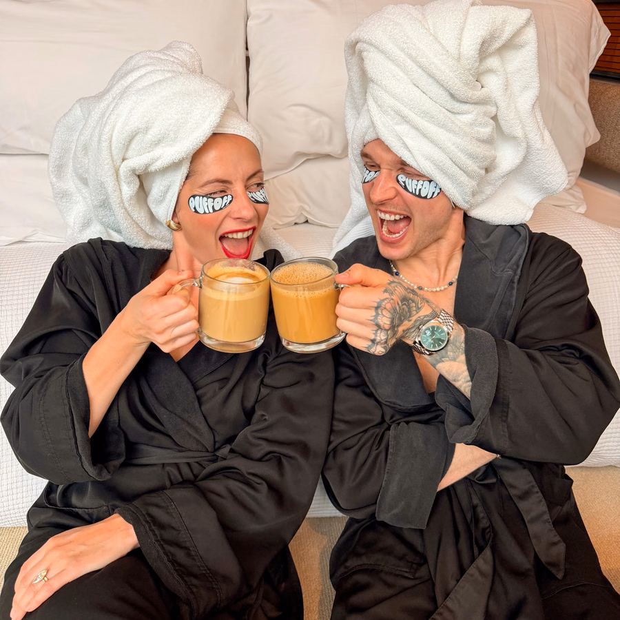 JAMO x INKEY Limited Edition Reusable Eye Patches and Caffeine Eye Cream Duo